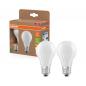 Preview: 2er OSRAM E27 LED Lampe Classic matt 2,2W wie 40W warmweißes Licht 2700K - Energy efficiency class A - besonders effizient